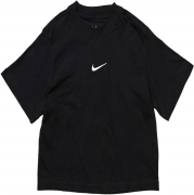 Nike t-shirt con ricamo Swoosh black kids