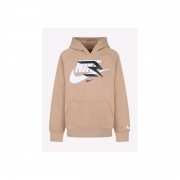 Nike Felpa Con Cappucio Beige