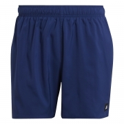 Adidas Solid CLX Short-Length Swim Shorts -