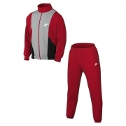 Nike Club Men's Woven Tracksuit Rosso-Nero