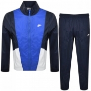 Nike Club Men's Woven Tracksuit-Blu-Nero