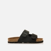 Ciabatte Mustang uomo modello birkenstock-Nero