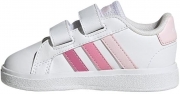 Adidas Grand Court 2.0 white pink kids